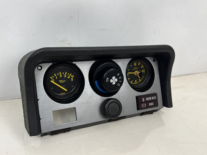 1983-1985 Porsche 944 Center Console Gauge Cluster HVAC Climate Clock OEM #5544EM