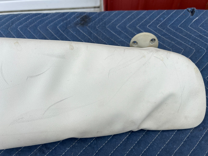 1967-1974 Volvo 140 142 144 145 Right & Left Sun Visor Shade White OEM #4868EM