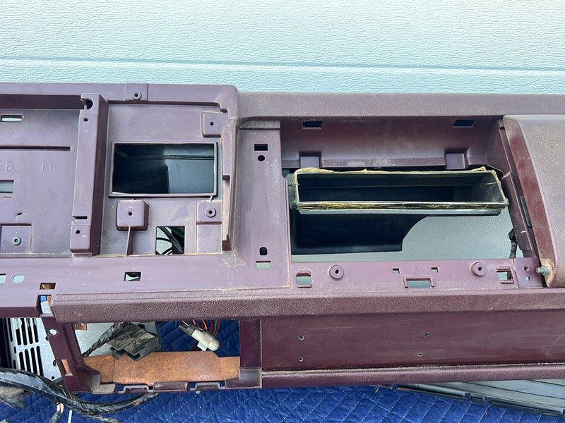 1988-1994 Chevrolet Silverado GMC Sierra Dash Dashboard Panel Maroon OEM #5491EM