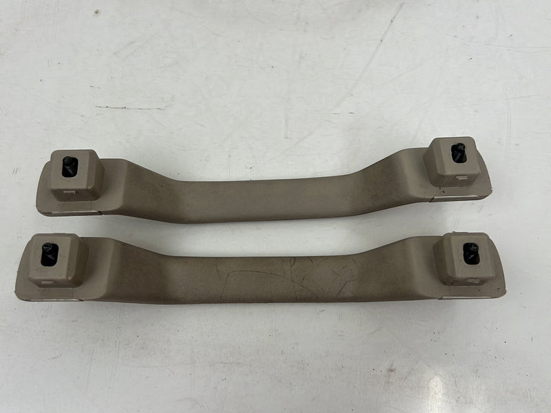 1993-1997 Volvo 850 Overhead Grab Handle Set of 4 w/ Lights Beige OEM