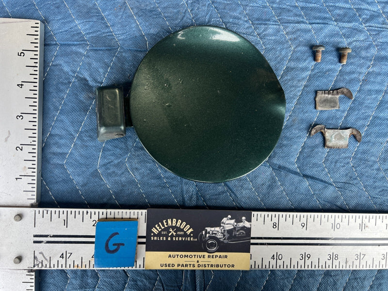 1983-1985 Porsche 944 Exterior Green Gas Fuel Tank Door Cover Lid OEM #2528EM