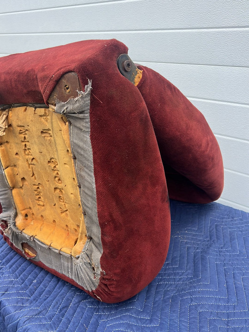 1988-1998 Chevy Blazer GMC Square Body Front Left Seat Red Velvet OEM #5162EM