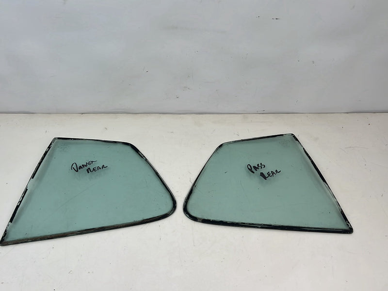 1983-1985 Porsche 944 Left Right Rear Quarter Window Glass Pair OEM #5638EM