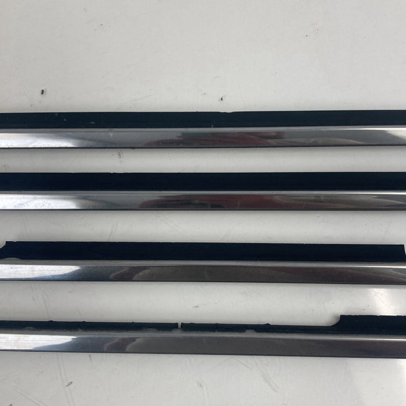 1975-1980 Volvo 244- Window Scraper Set of 4 Chrome Trim OEM #4902M