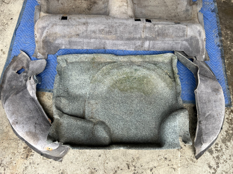 1992-1995 Volvo 940 740 Wagon Front & Rear Charcoal Molded Carpet Set OE #3294EM