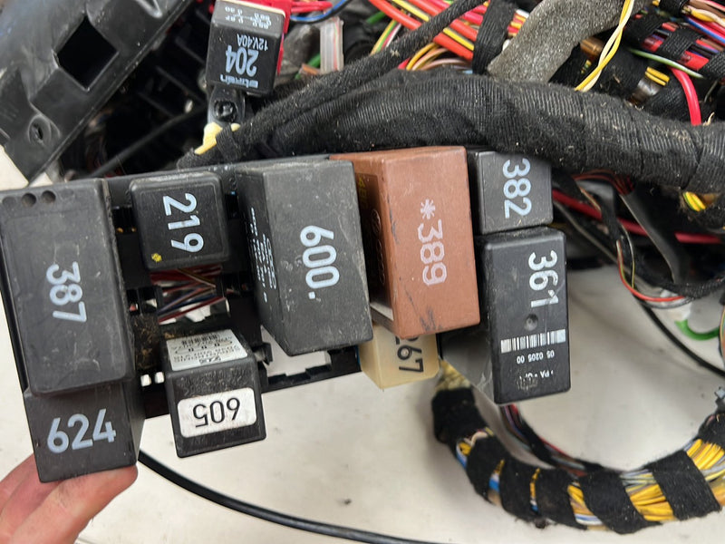 1996-2003 Audi S8 D2 A8 Complete Body Wiring Harness w/ Fuse Box OEM #6575EM