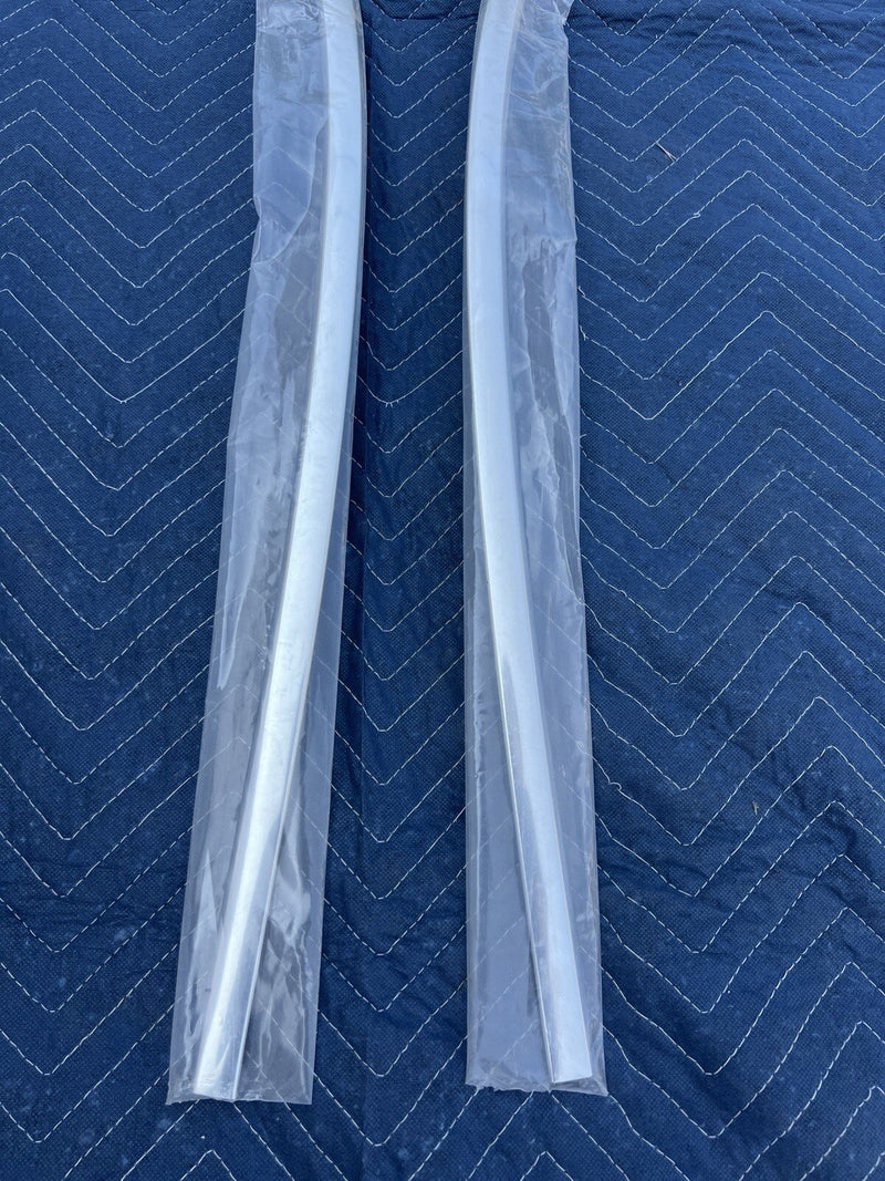 Volvo 240 242 244 245 L & R Window Surround Trim Chrome Early Style OEM #3936E