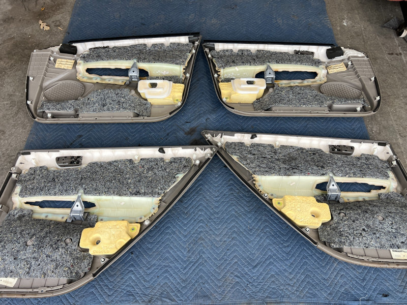 2002-2006 Toyota Camry Interior Door Card Trim Panel Set of 4 Beige OEM #5016EM