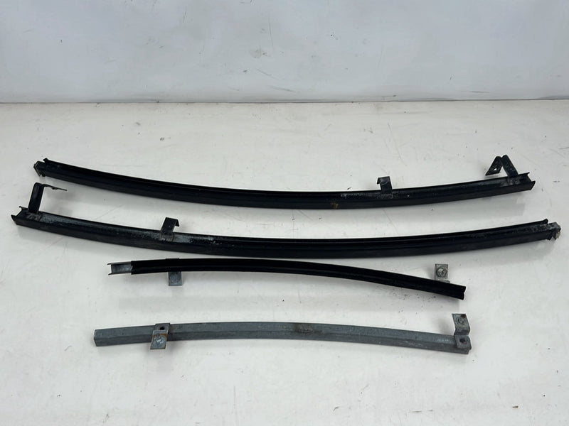 1990-1992 Volvo 740 745 940 Wagon Front Rear Left Right Window Scraper Track Set OEM #5962EM
