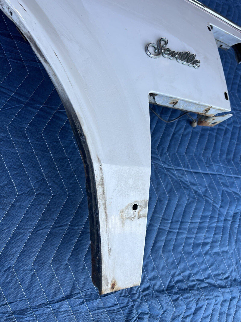 1980-1985 Cadillac Seville Front Right Fender Sedan Passenger White OEM #3321M