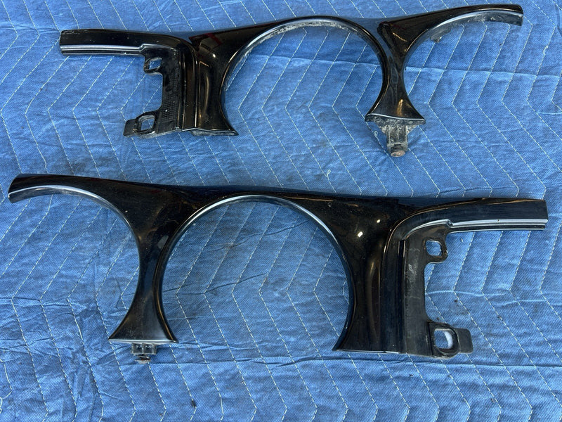 1998-2003 Jaguar XJR XJ8 X308 Lower Headlight Trim Pair Valence L & R OEM #4700E