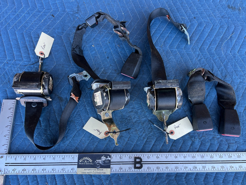 2000-2005 BMW 330xi 325xi E46 Rear Seat Belt Retractor & Buckle Set OEM #4822EM