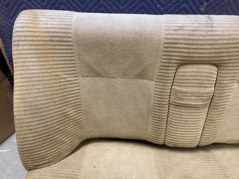 1975-1985 Volvo 242 240 244 Rear Bench Seat Assembly Tan Cloth OEM #1686M