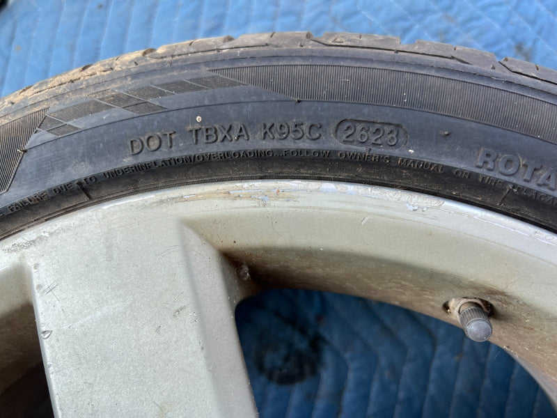 2005-2007 Volvo S60R V70R 18" x 8J Wheel & Tire Set of 4 30647397 OEM #2858EM