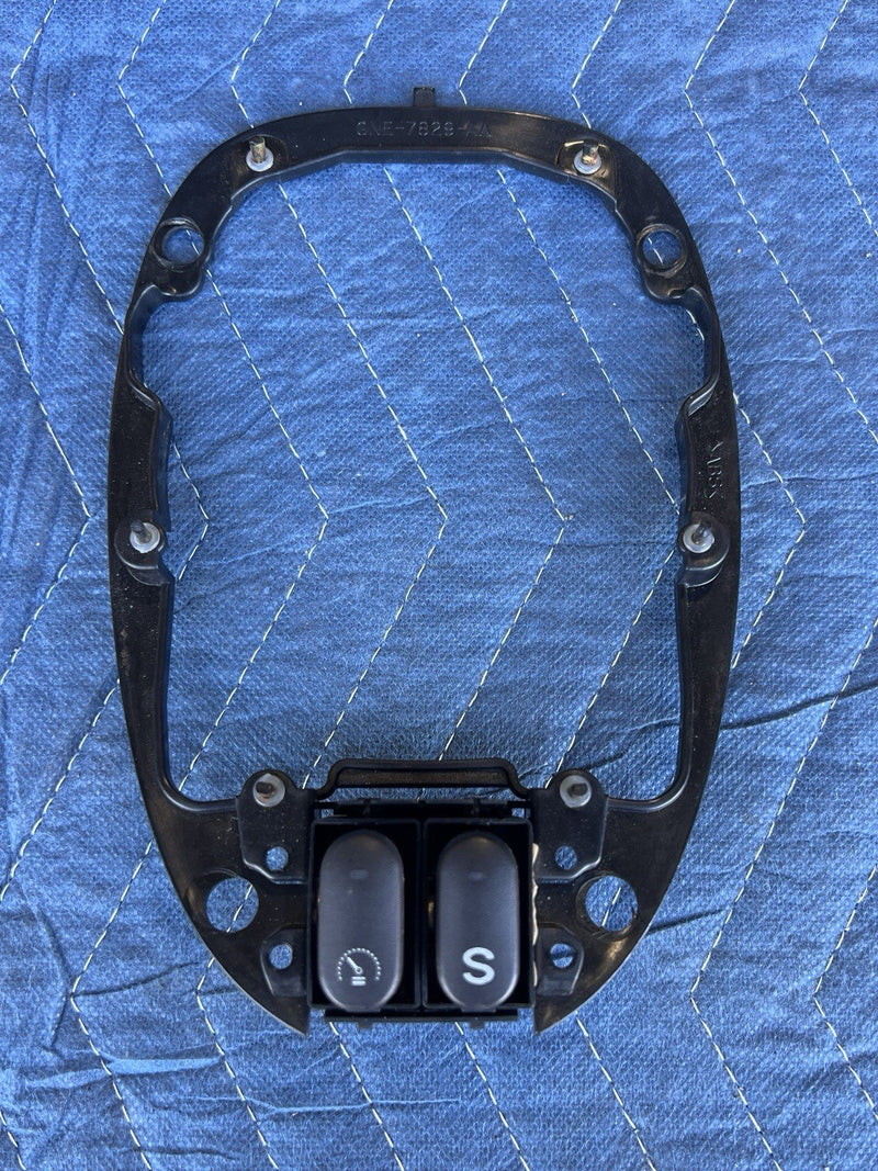 1998-2003 Jaguar XJR XJ8 Center Console Gear Shift Bezel & Switches OEM #4609E
