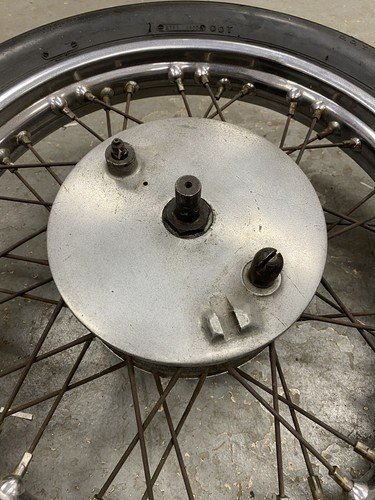 1966 Triumph Bonneville T120R T120 R 650 Trophy 17” TR6 Front Wheel Brake #1582E