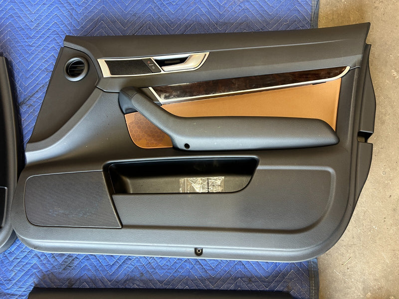 2005-2011 Audi A6 Door Card Panel Trim Front Rear Left Right Set OEM #6502EM