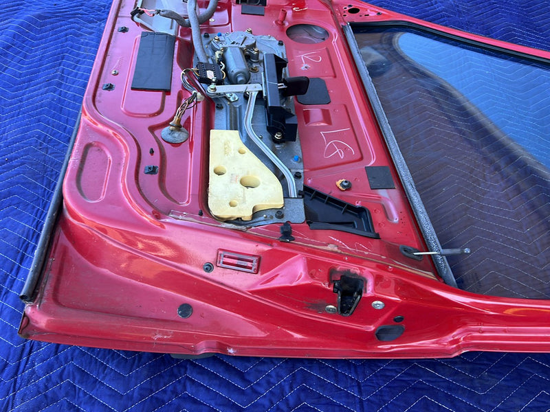 1993-1997 Volvo 850 Front Passenger Right RH Door Assembly Red OEM