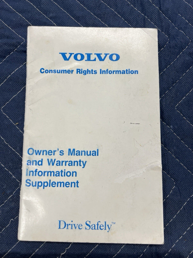 1999 Volvo S70 V70 Owners Operators Manual Booklet Set Pamphlet OEM #3920E