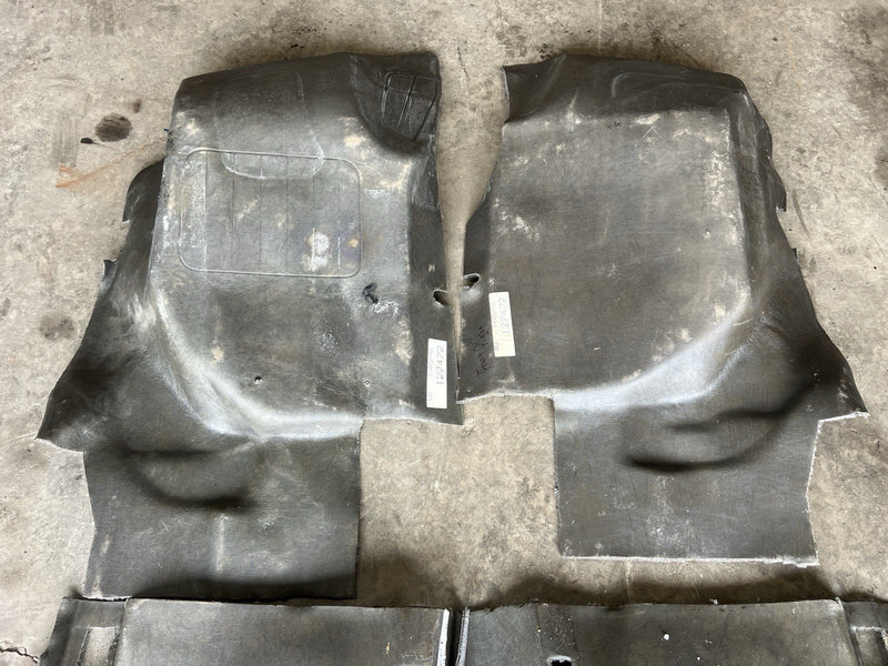 1989-1995 Volvo 740 940 Sedan Gray Molded Carpet Set Floor Cover OEM #5018E