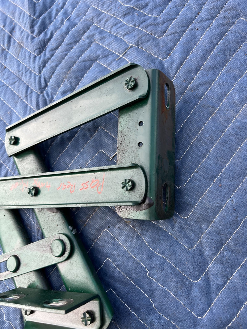 1967-1974 Volvo 140 142 Coupe Rear Right Left Trunk Hinge Pair Green OEM #4889EM