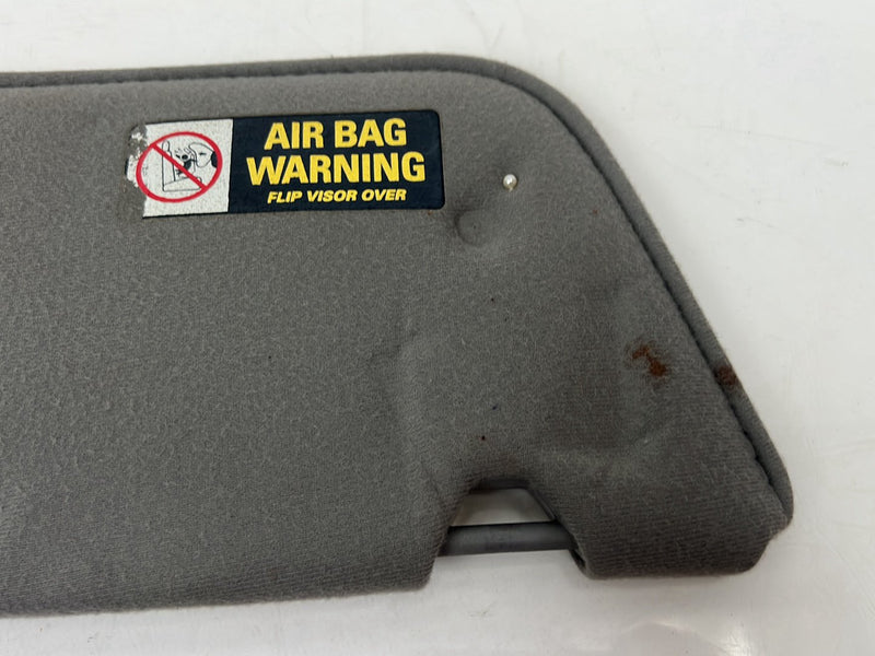 1993-2000 Ford Ranger Left & Right Sun Visor Shade Pair Gray Cloth OEM #6012EM