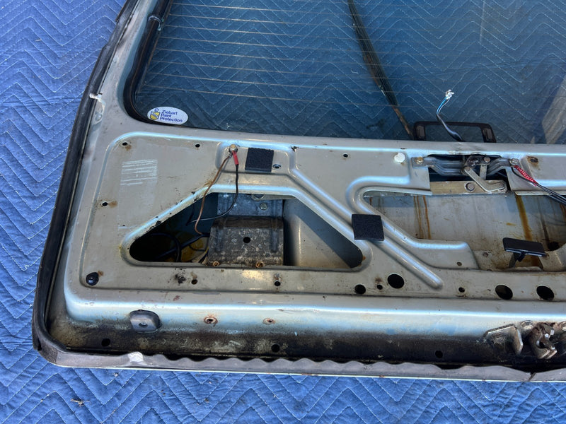 1986-1993 Volvo 240 245 Wagon Only Rear Hatch Lid Door Silver OEM #4141EM