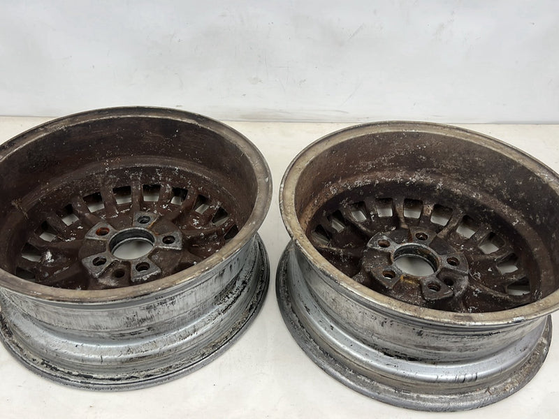 1990-1992 Volvo 740 745 940 6Jx15 15" Wheel Rim Pair 1359180 OEM #6497EM