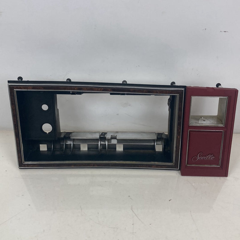 1980-1985 Cadillac Seville Gauge Cluster Trim Bezel Red 1617700 OEM #5033M