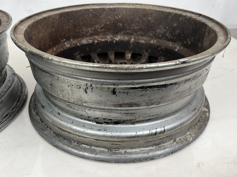 1990-1992 Volvo 740 745 940 6Jx15 15" Wheel Rim Pair 1359180 OEM #6497EM