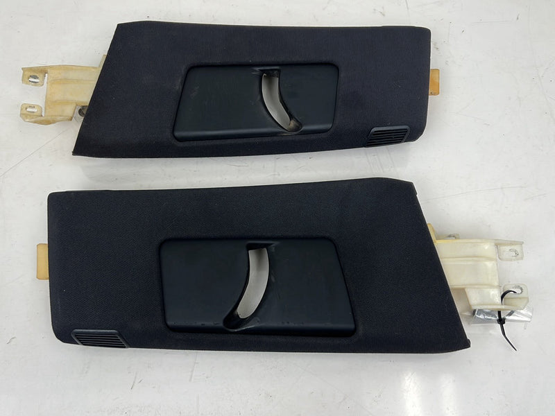 1996-2003 Audi S8 D2 A8 Upper Right & Left B Pillar Trim Pair Black OEM #6379EM