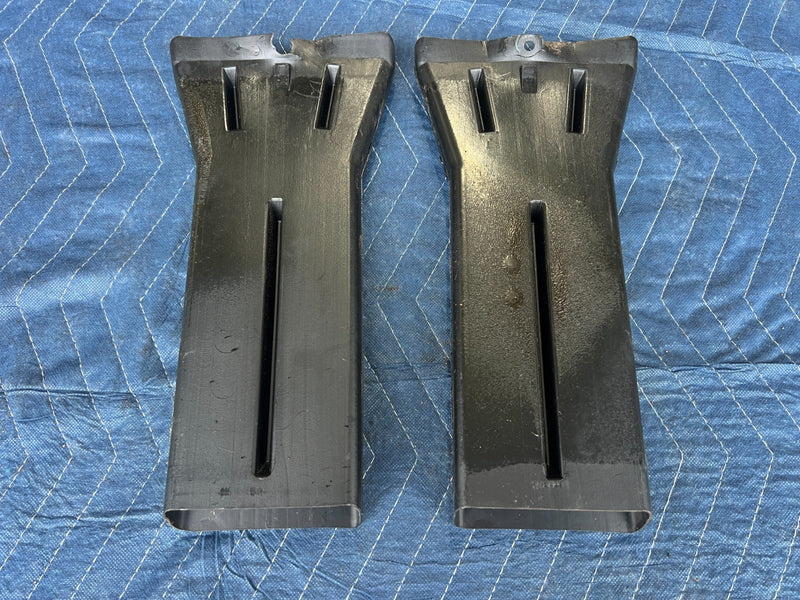 1986-1993 Volvo 240 244 245 HVAC Heat A/C Below Seat Duct Vent Pair OEM #4434EM