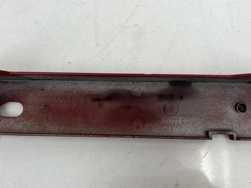 1993-1997 Volvo 850 Lower Right & Left Eyelid Headlight Trim Pair Red OEM