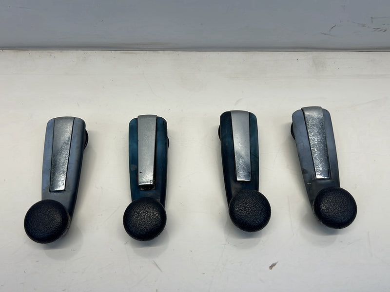 1975-1980 Volvo 244 240 Window Manual Crank Handle Set of 4 Chrome OEM #5265EM