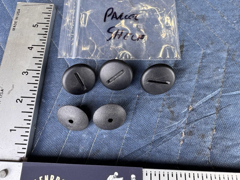 1986-1993 Volvo 240 244 Sedan Rear Parcel Shelf Retaining Clips Black OEM #4937E