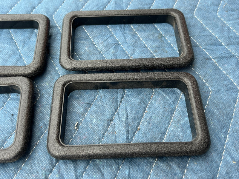 1986-1993 Volvo 240 244 245 Interior Door Handle Trim Surround Black OEM #4060EM