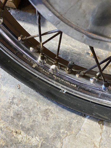 1966 Triumph Bonneville T120R T120 R 650 Trophy 17” TR6 Front Wheel Brake #1582E