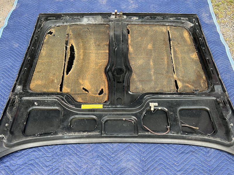 1983-1985 Porsche 944 Engine Bonnet Hood Panel Assembly Black OEM #5716EM
