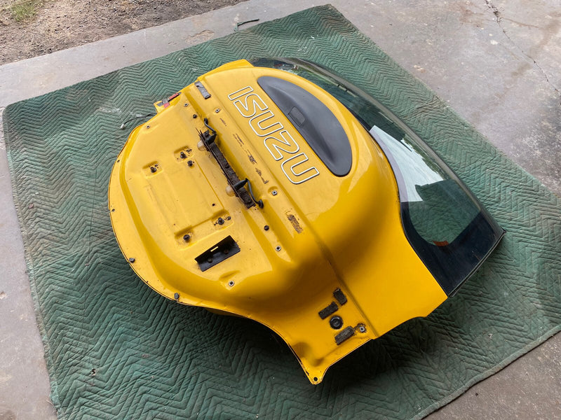 99-01 Isuzu Vehicross Rear Door Hatch Gate & Window Yellow OEM #636E