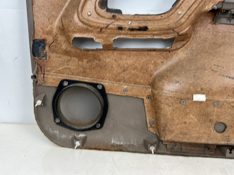1995-1998 Chevrolet GMC C/K Left & Right Door Card Trim Panel Pair Tan OEM