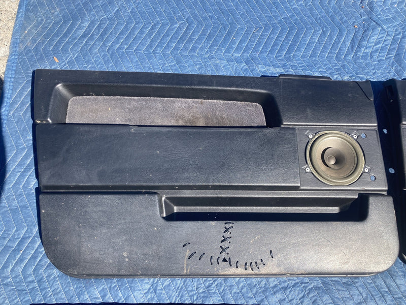 1989-1995 Volvo 940 944 Door Card Set of 4 Panel Black LH RH OEM #4194M