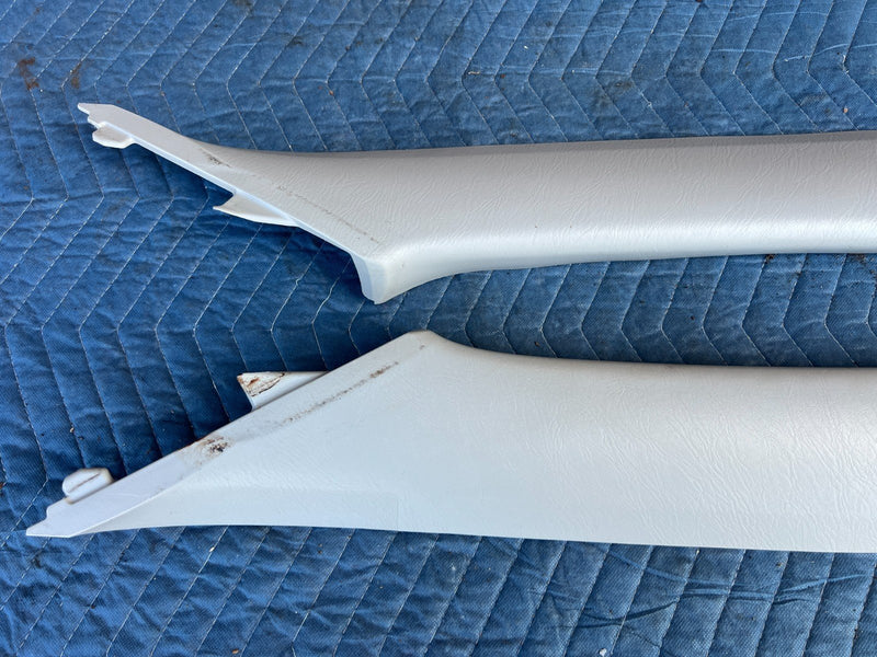 2003-2008 Toyota Corolla Right & Left A Pillar Trim Pair Gray OEM #3351EM