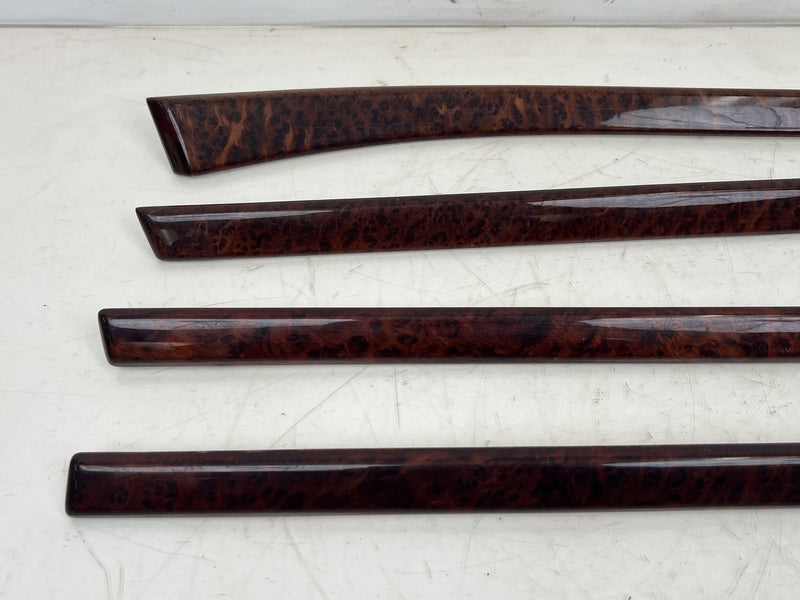 1997-2003 BMW E39 525i 528i 530i Set Of 4 Door Trim Interior Wood Verona #550M
