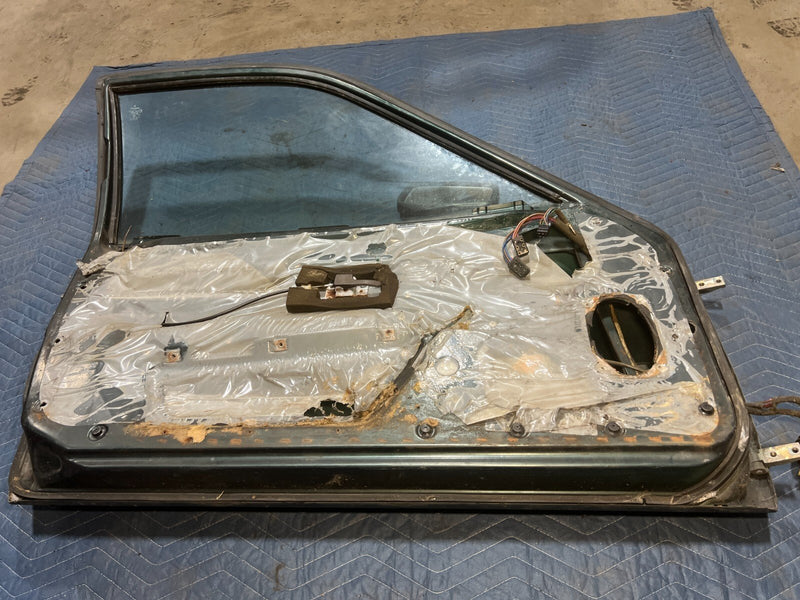 1983-1985 Porsche 944 Green Front Driver Left LH Door Panel Assembly OEM #2508EM