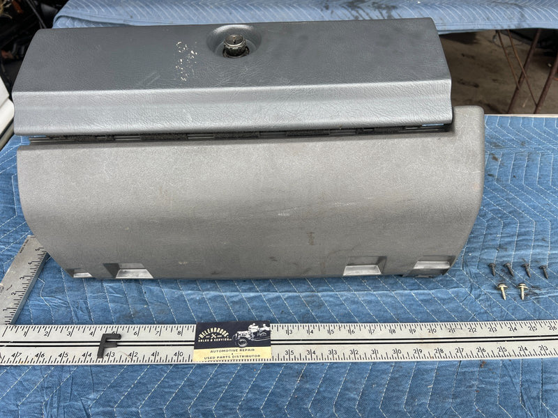 1992-1995 Volvo 940 740 Gray Glove Box Compartment & Lower Trim Panel OE #3245EM