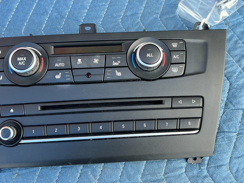 2011-2017 BMW X3 F25 Center Dash Climate Control Stereo Switch Panel OEM #2382EM