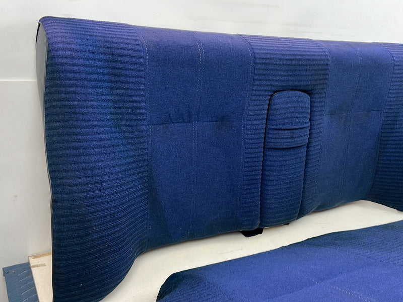 1975-1980 Volvo 244 240 *Sedan Only* Rear Bench Seat Blue Cloth OEM #5388EM