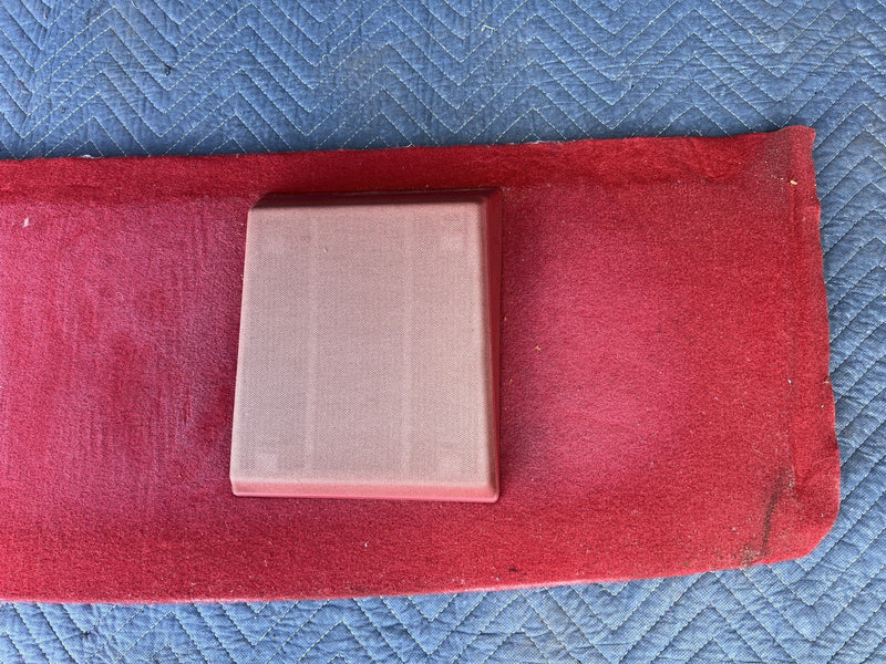 1980-1985 Cadillac Seville Rear Parcel Hat Shelf Red Interior OEM #3410M