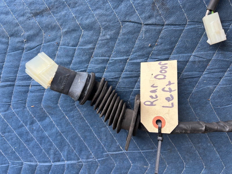 1989-1995 Volvo 740 940 Sedan Driver Rear Power Door Wiring Harness OEM #3676EM