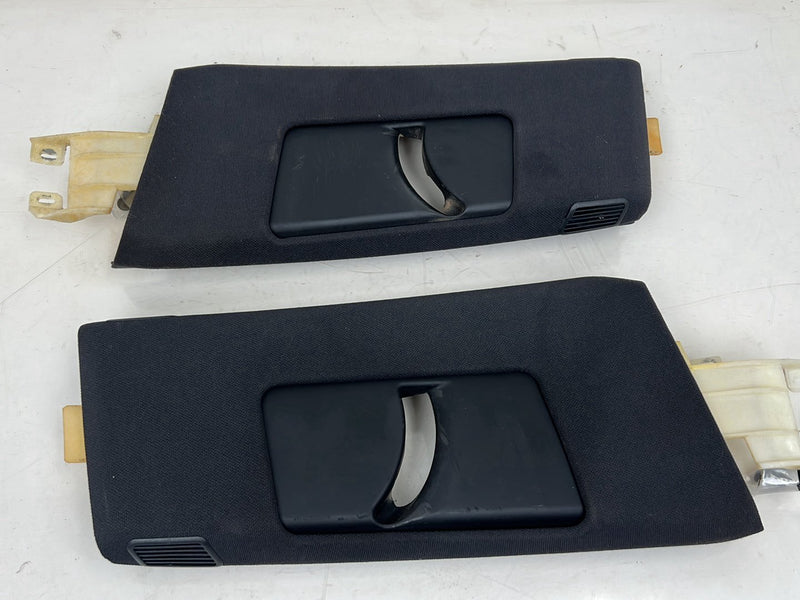 1996-2003 Audi S8 D2 A8 Upper Right & Left B Pillar Trim Pair Black OEM #6379EM